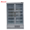 Glass Door Upright Chiller Refrigerator for Supermarket